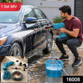 98V High Pressure Wireless Car Washer Kit with Battery and Accessories