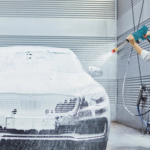 98V High Pressure Wireless Car Washer Kit with Battery and Accessories