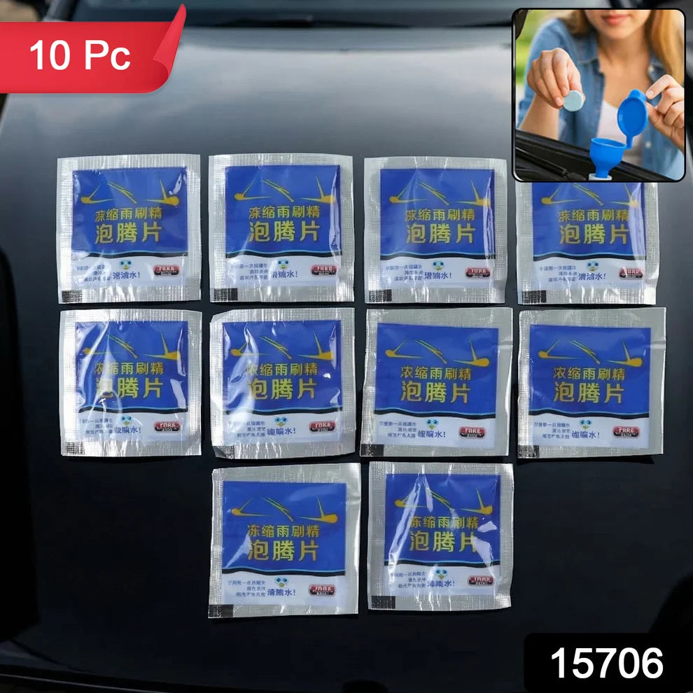 Car Windshield Cleaner Tablets – Effective Water-Repellent Formula- 10 tablets