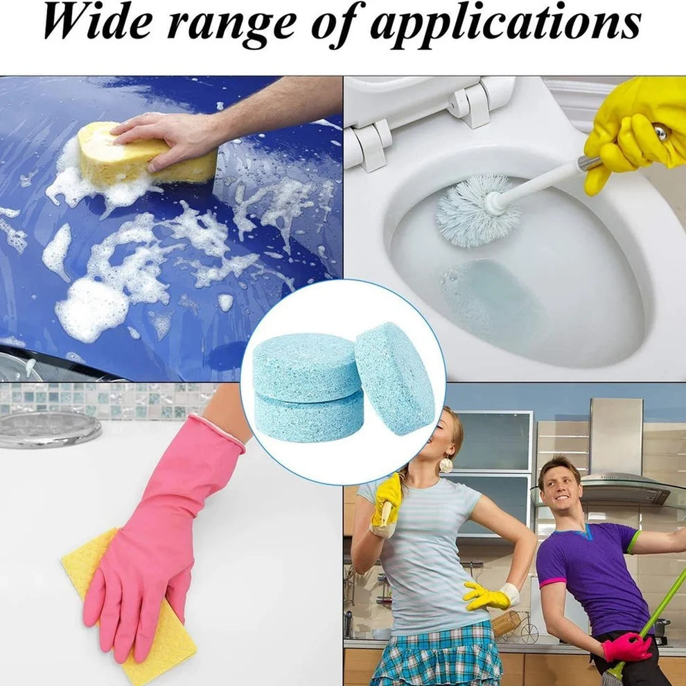 Car Windshield Cleaner Tablets – Effective Water-Repellent Formula- 10 tablets