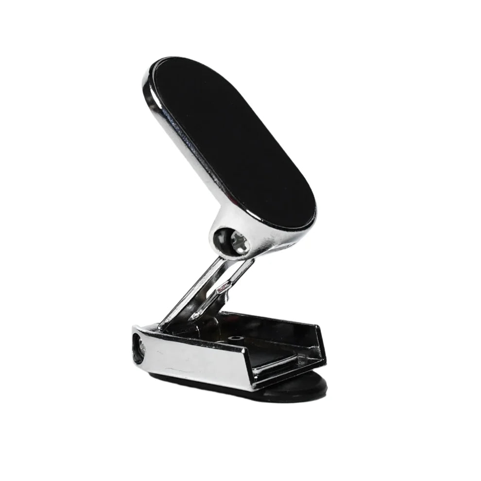 Magnetic Car Phone Holder – 360° Rotating Metal Mount