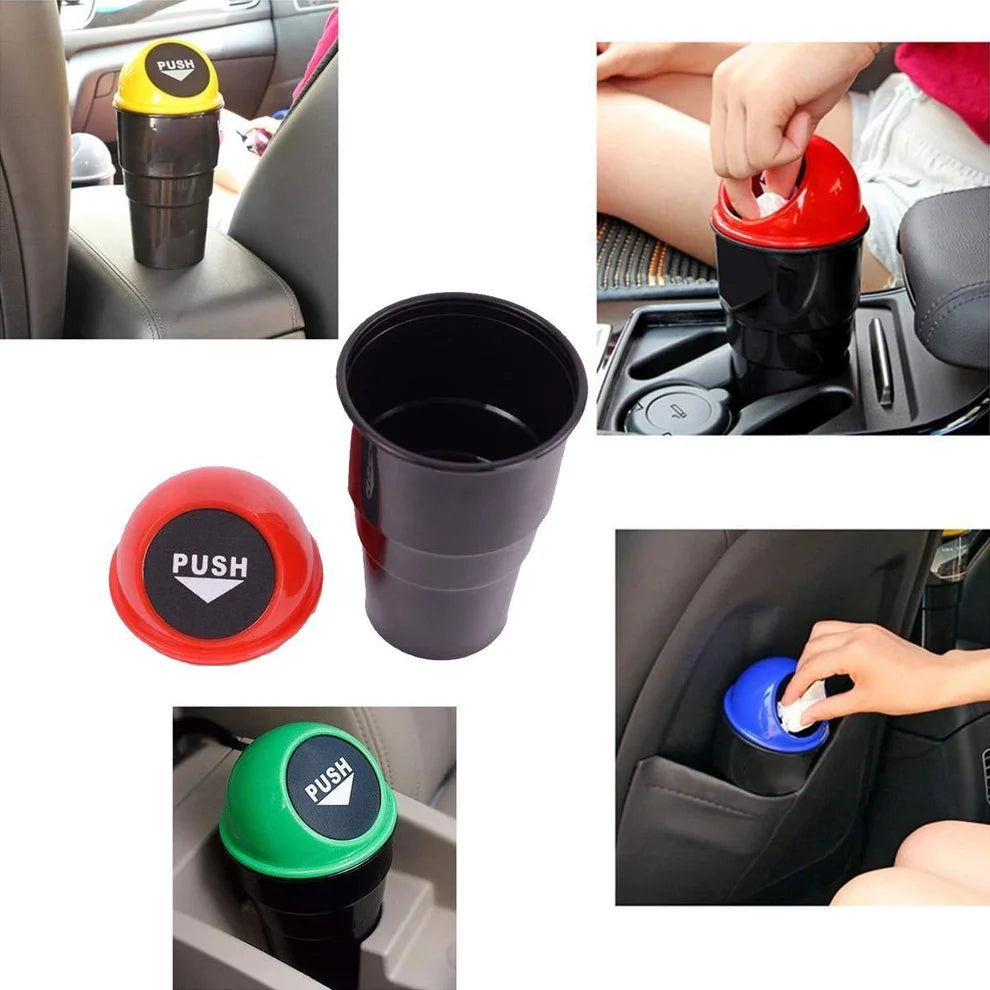 Car Dustbin – Portable Mini Trash Bin & Ashtray