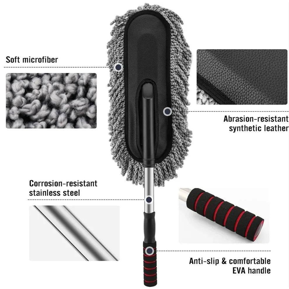Car Duster – Retractable Handle Microfiber