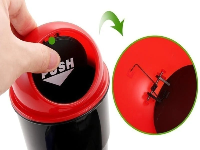 Car Dustbin – Portable Mini Trash Bin & Ashtray